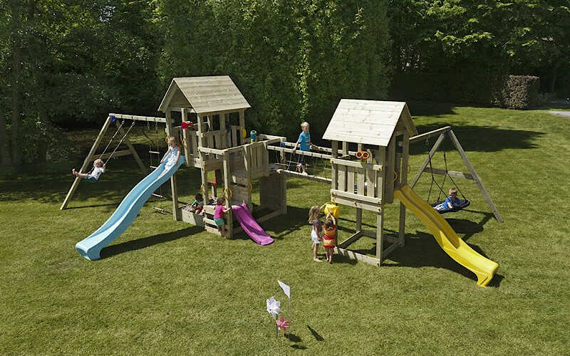 Wooden Bridge with Towing Ropes 65x240cm from High View